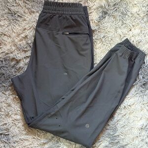 Lululemon surge jogger mens size S  black zip pocket mesh panels lightweight